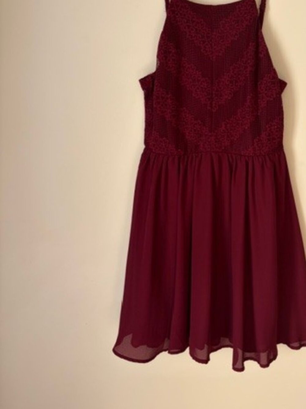 Lily Rose Red Sun Dress Size XS